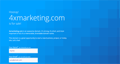 Desktop Screenshot of 4xmarketing.com